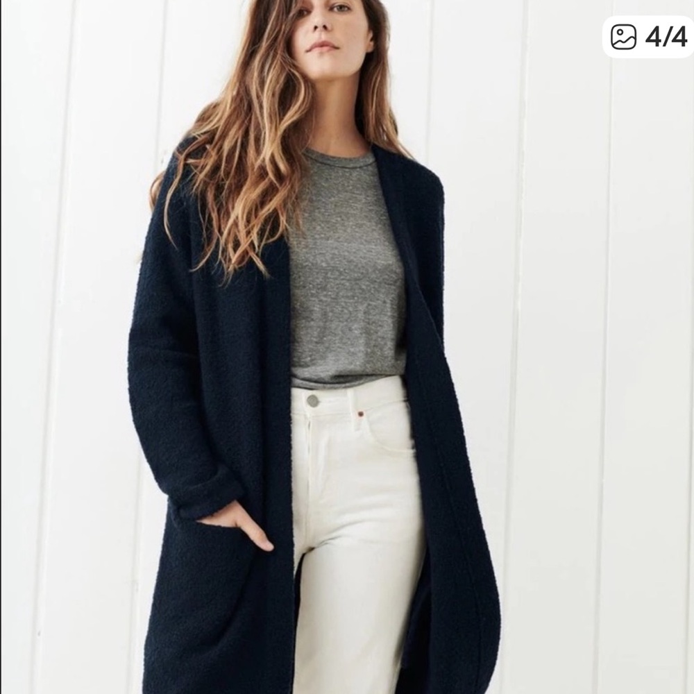 Jenni Kayne Sweater Coat Size Small in Black